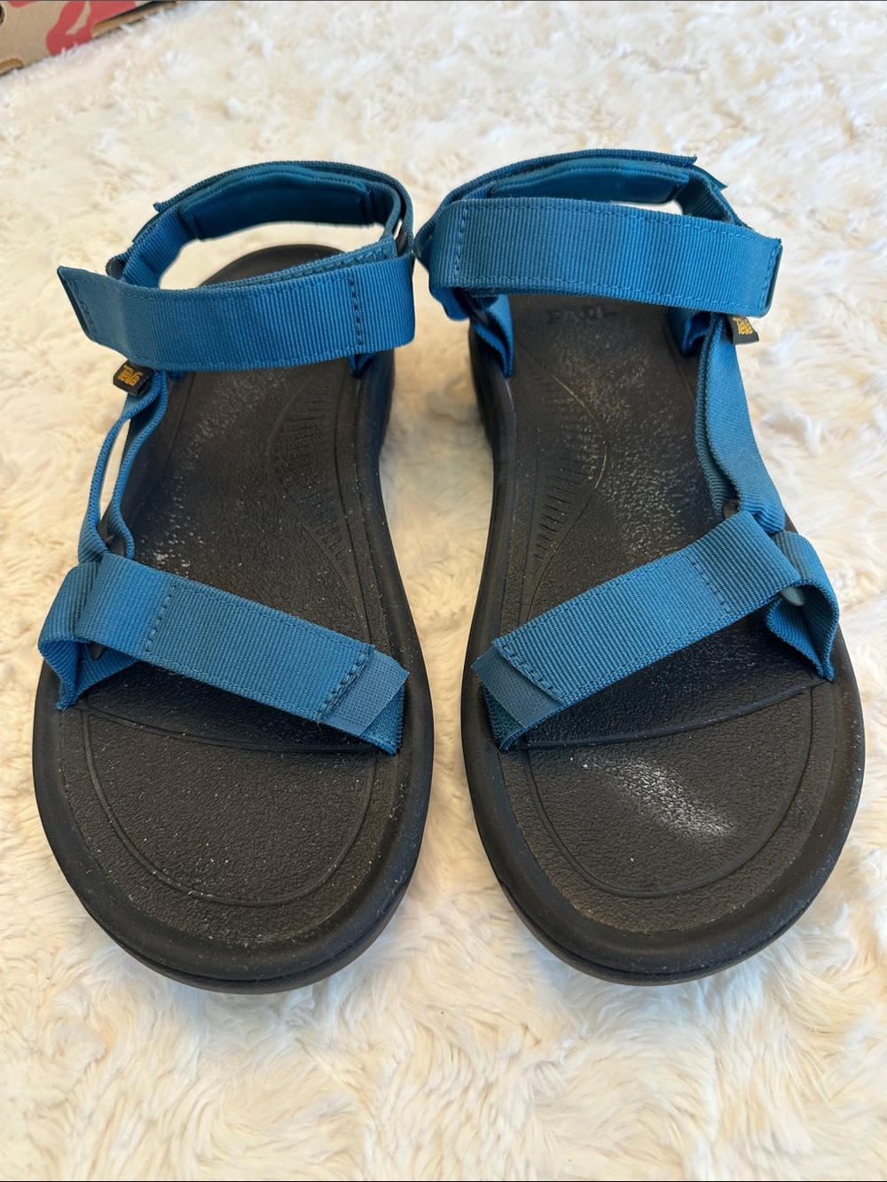 Teva “Coral Blue” Men's Hurricane XLT2 Adjustable Strap Outdoor Sandals- size 11